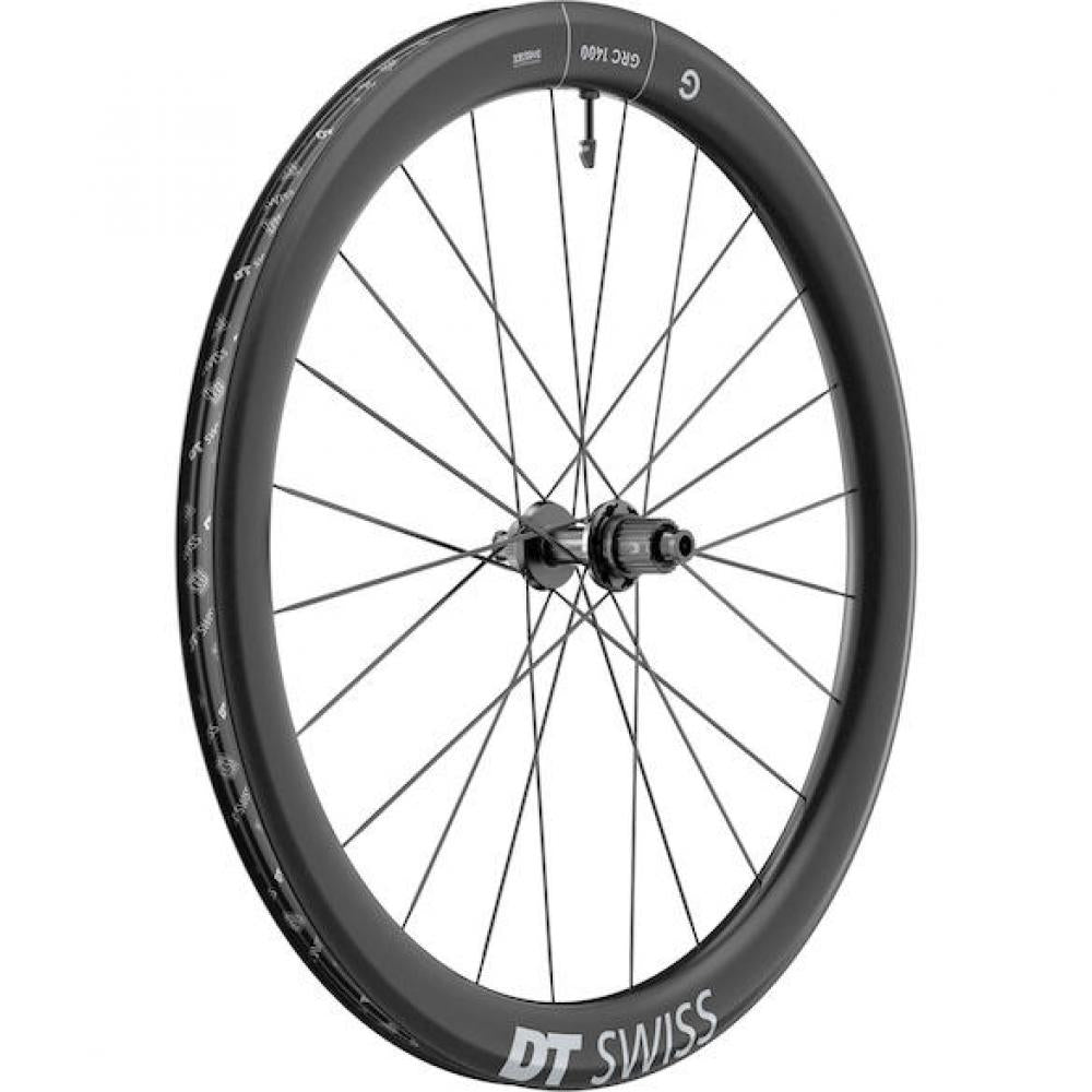 DT Swiss Laufrad GRC 1400 DICUT 29" 622 x 50 mm Schwarz - Highend-Carbon-Gravellaufrad