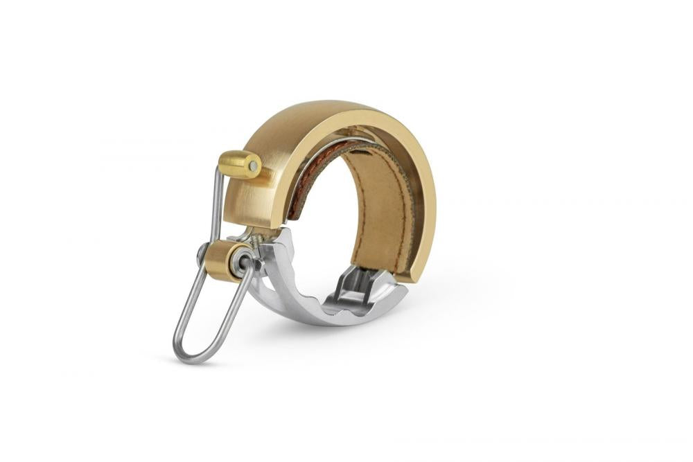 Knog Fahrradklingel Oi Luxe groß 23.8 - 31.8mm messing