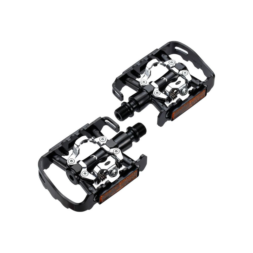 BBB Cycling BBB pedalen DualChoice Classic 2.0 105 schwarz - flexible Kombipedale für Klick- und Alltagsschuhe