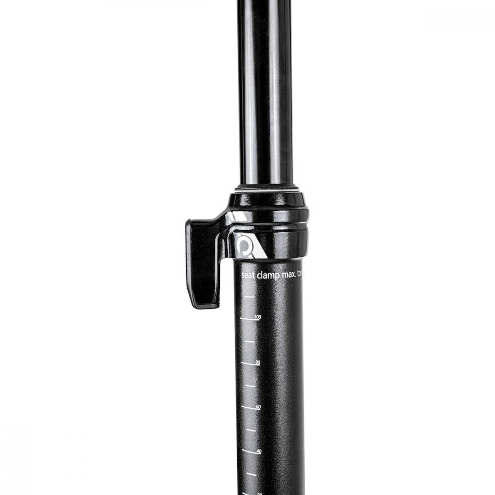 Procraft Vario-Sattelstütze D-SP.R 31,6 x 400 mm Schwarz - absenkbare Seatpost mit 125 mm Travel