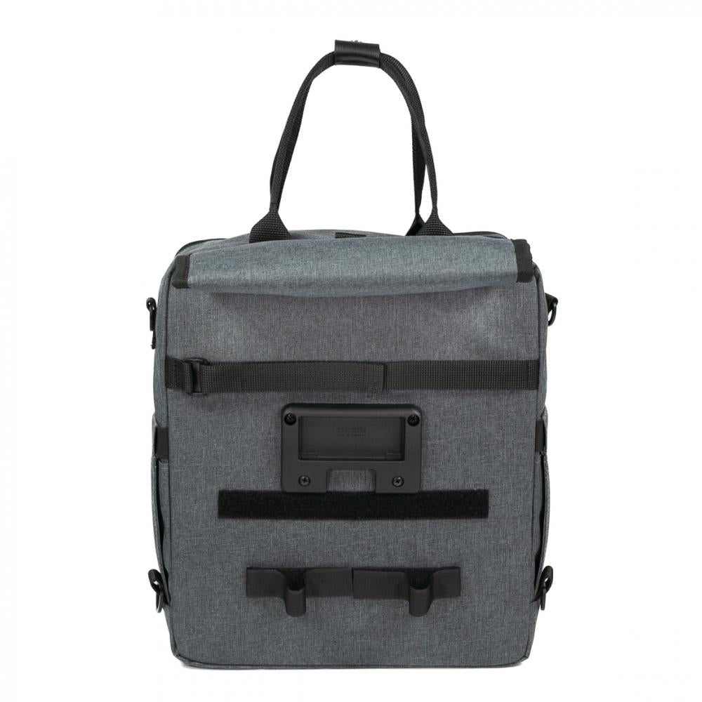 Haberland Frontträger-Rucksack More Than Work anthrazit - flexible Transportlösung für Frontgepäckträger