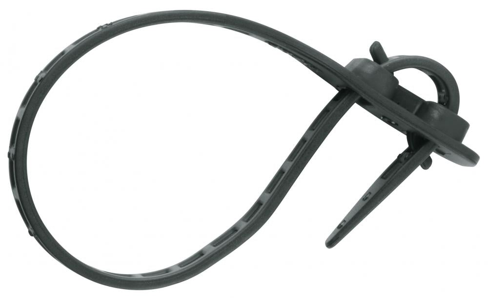 SKS MonkeyLink ML-1 MonkeyStrap Doppelkopf-Kabelbinder, schwarz, 180 x 7 mm, zur sicheren Bündelung von Brems- und Schaltzügen am Fahrradcockpit
