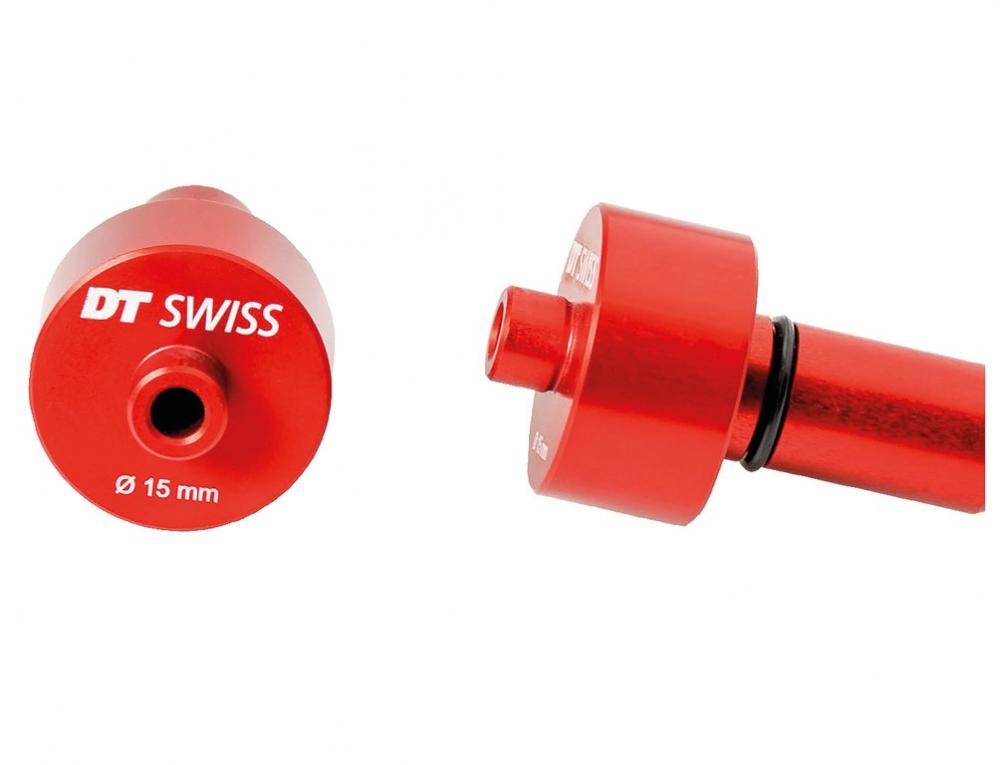 DT Swiss Zentrieradapter Pro Line 15 mm Kit (2 Stück) Schwarz - für Steckachsen