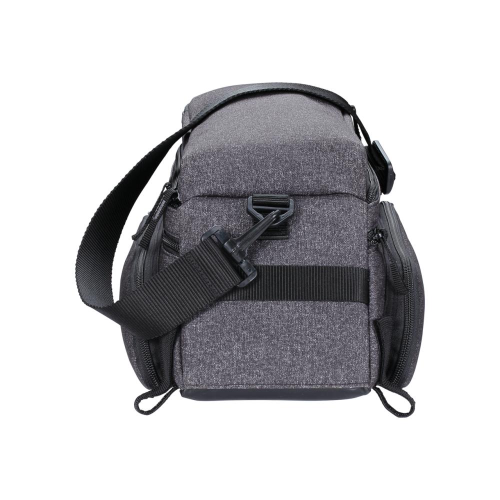 BBB Cycling Gepäckträgertasche CarrierPack Grau Mischung 6,5+5 L - flexible Stauraumerweiterung