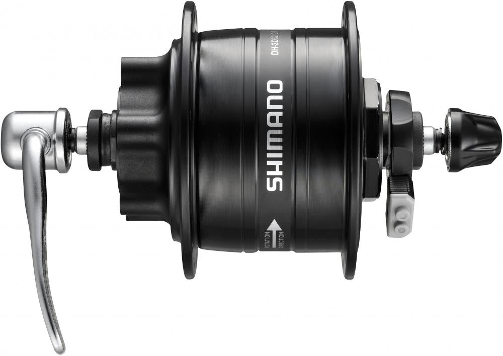 SHIMANO Nabendynamo DH-3D32 ? 6V/3W, 36 Loch, 6-Loch, Schwarz