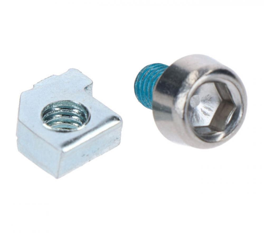 SHIMANO Zugklemmschraube FD-M4000 für Top-Swing Umwerfer Ersatzteil bestehend aus Schraube und Mutter.