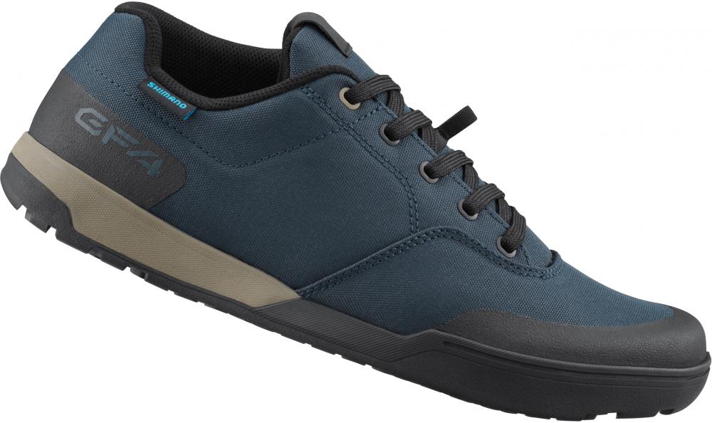 SHIMANO Fahrradschuhe GF400 Herren/Damen MTB FLATPEDAL Fahrradschuhe Größe 47 Blau