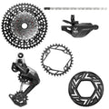 SRAM Eagle 90 T-Type E-MTB Schaltkit ohne Kurbelarme: Kassette, Kette, Schaltwerk, Schalthebel, Kettenblatt.