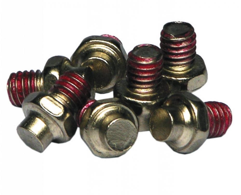 Xpedo Pinset Straight-Type Gewinde 4,5mm Höhe 5mm, rote Fahrradschrauben.