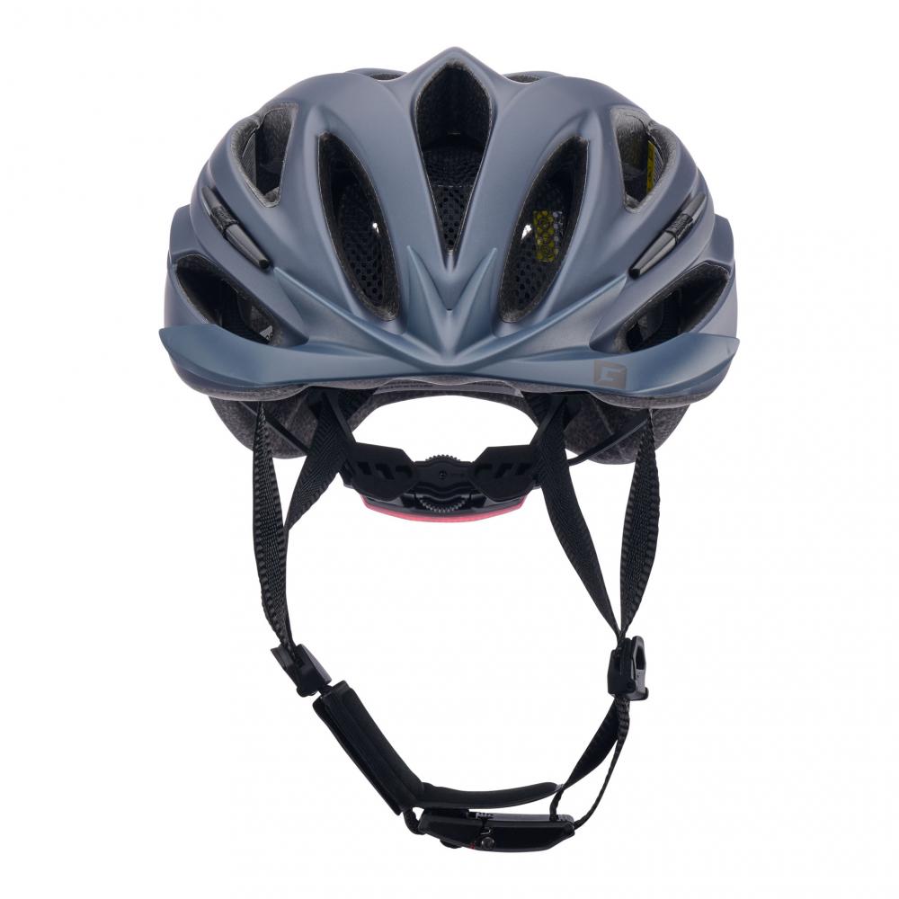 CRATONI Pacer Junior Kinder-Fahrradhelm - S-M 54-58 cm, Midnight Grey Matt, 250 g, Rücklicht, 20 Ventilationsöffnungen, LFS, CE EN 1078