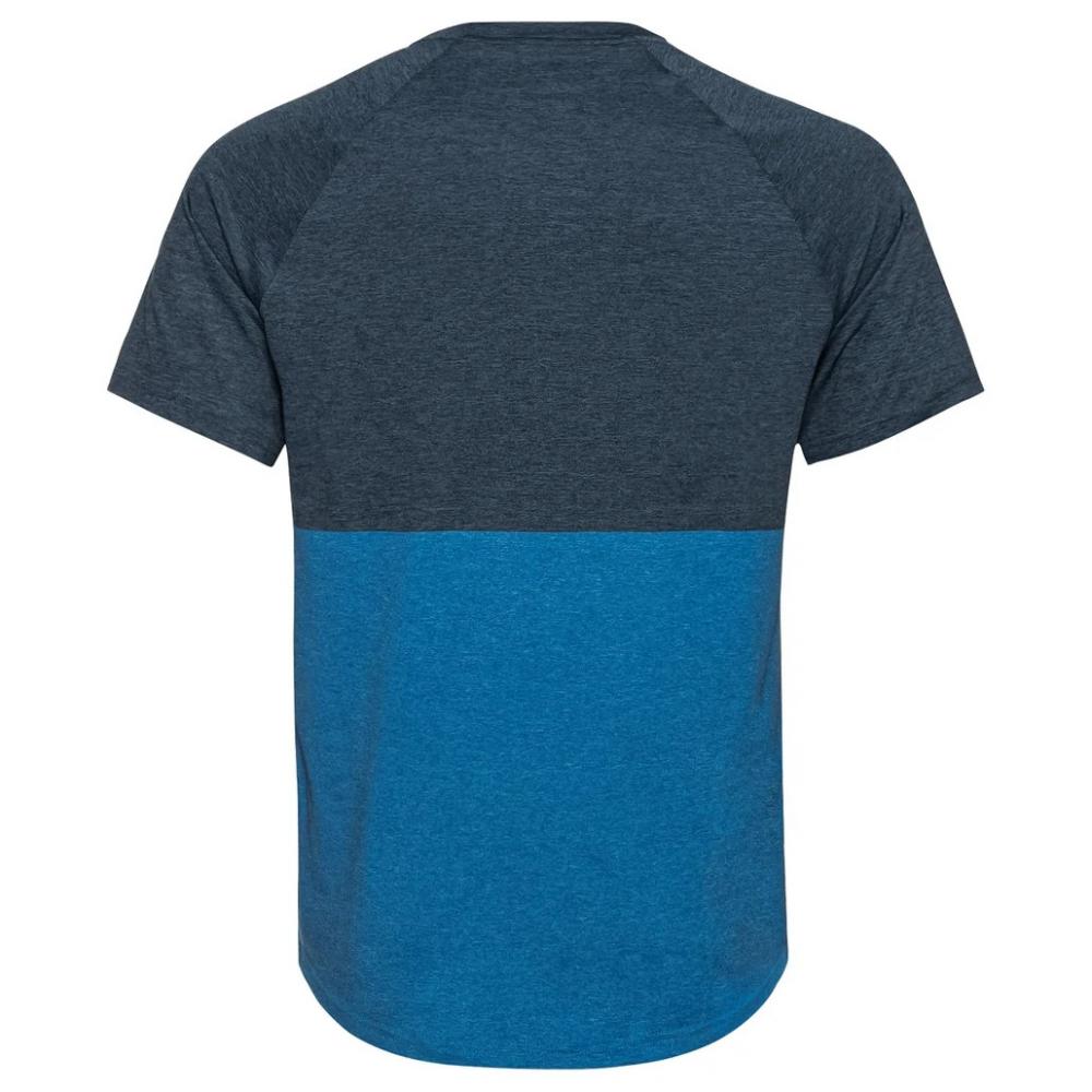 Odlo Men´s T-shirt crew neck s/s RIDE EASY blue wing teal melange indigo bunting melange Größe L