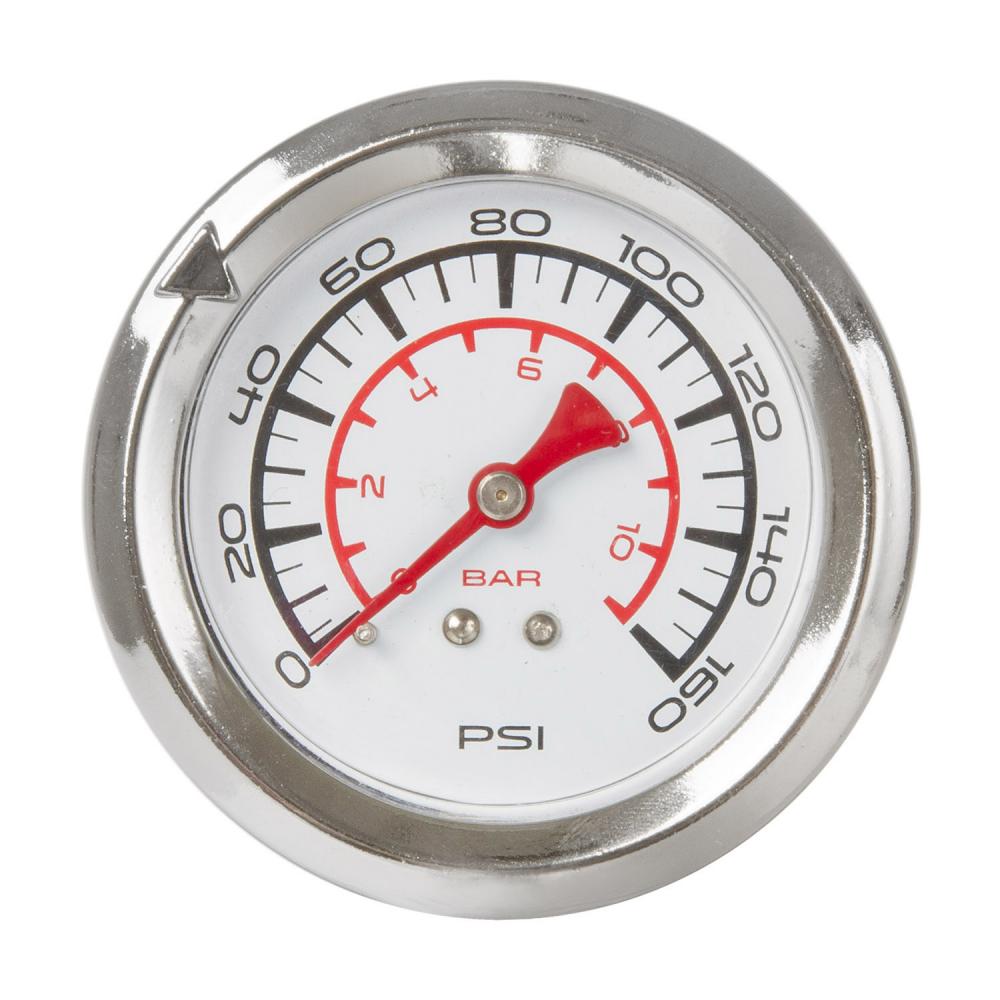 M-WAVE Air Flow Standpumpe - Aluminium-Standfahrradpumpe mit Manometer für AV/DV/FV