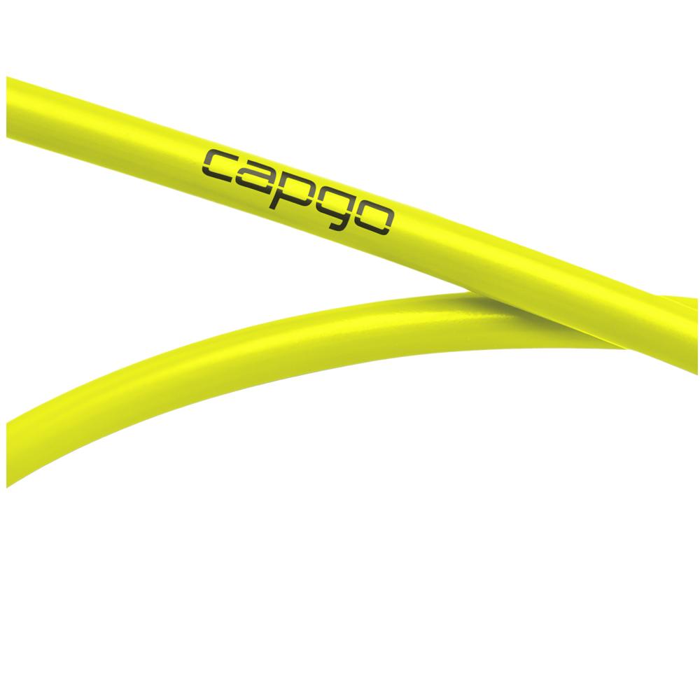 capgo BL Bremsaußenhülle 5 mm 3 m Neon Gelb - PTFE-gefettet für beste Bremsperformance