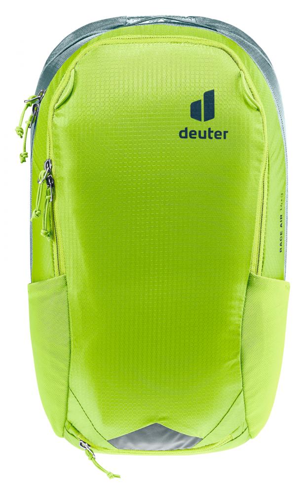 Deuter Race Air 14+3 Fahrradrucksack Citrus-Graphite - extrem leichter Bike-Rucksack mit Aircomfort