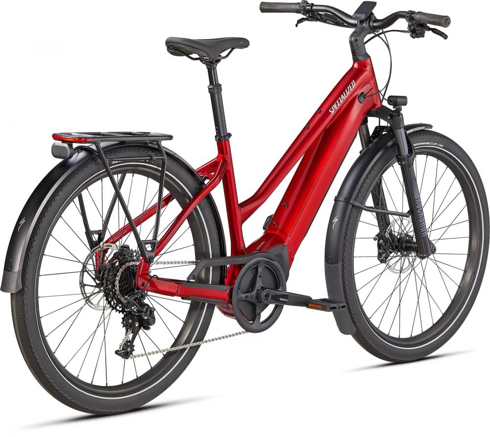 VADO 5.0 ST NB E-Bike in Red Tint/Silver Reflective - Größe L - E-City Bike