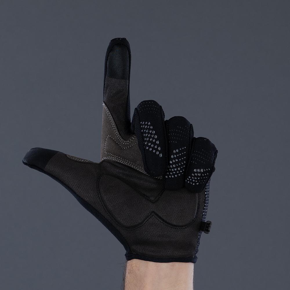 CHIBA Gel Performer Radhandschuhe schwarz mit Gelpolster & Touchfunktion