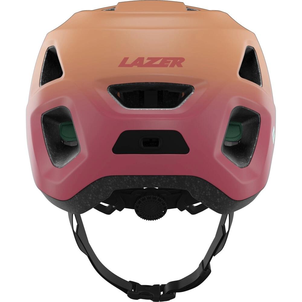 LAZER Helm Finch KinetiCore MTB Matte Sedona Red Unisize - sicherer Trail-Helm mit Top-Belüftung