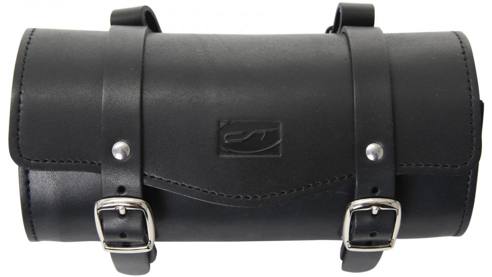 CONTEC Satteltasche Classic Exclusiv Leder schwarz