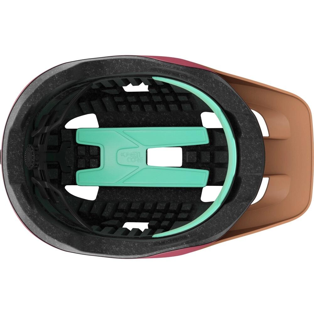 LAZER Helm Finch KinetiCore MTB Matte Sedona Red Unisize - sicherer Trail-Helm mit Top-Belüftung