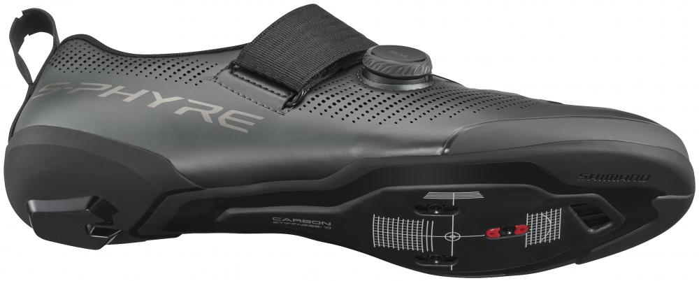 SHIMANO Fahrradschuhe TR903 Herren/Damen Road SPD-SL Größe 43 Grau