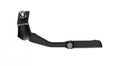 Ursus Easy mini Fahrrad-Seitenständer, schwarz, verstellbar, aus Aluminium für 16-24 Zoll Fahrräder.