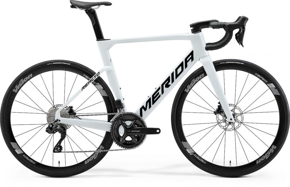 REACTO 5000 pearl white(black), MERIDAnGröße: M, Farbe: weiß, Gewicht: 9 kg, VE: 1 Stk.