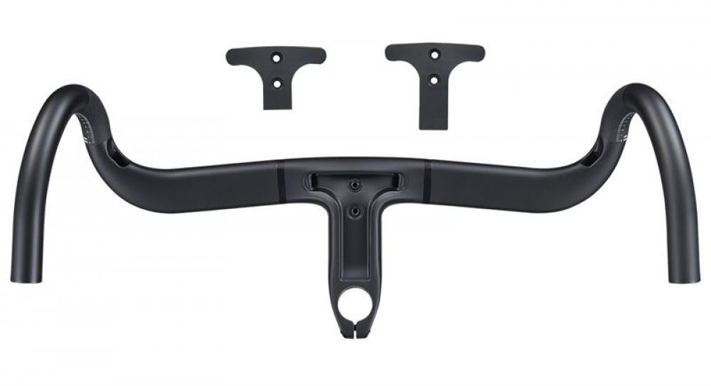 Ritchey WCS Carbon Solo Streem Lenker/Vorbaueinheit: 28,6 mm Klemmdurchmesser, 42 cm Breite, 126 mm Drop, 75 mm Reach, 4,7° Flare, 120 mm Vorbaulänge, -4° Neigung
