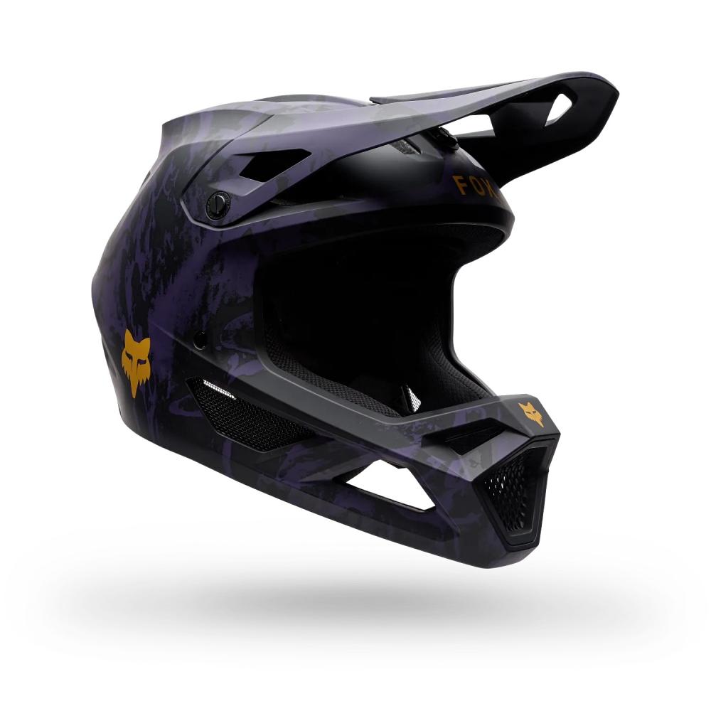 FOX Rampage Image Print Fullface-MTB-Helm Plum L 59-60 cm