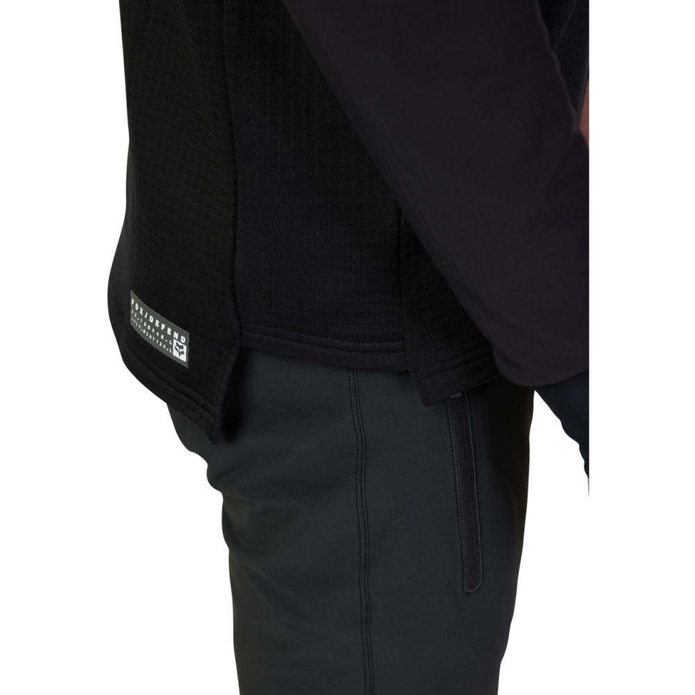 FOX Defend Thermal MTB-Hoodie Schwarz XXL mit Polartec Power Grid