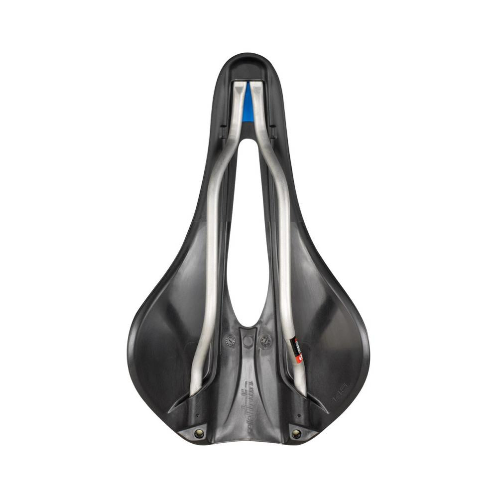 Selle Italia Novus EVO Boost TI SF L3 - Superflow Rennrad-/Gravel-Sattel, Titanstreben 7 mm, 145×248 mm