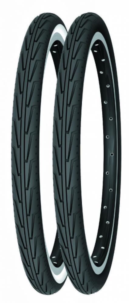 Michelin Reifen City J 20x1.45\" 37-451 schwarz/weiss Draht
