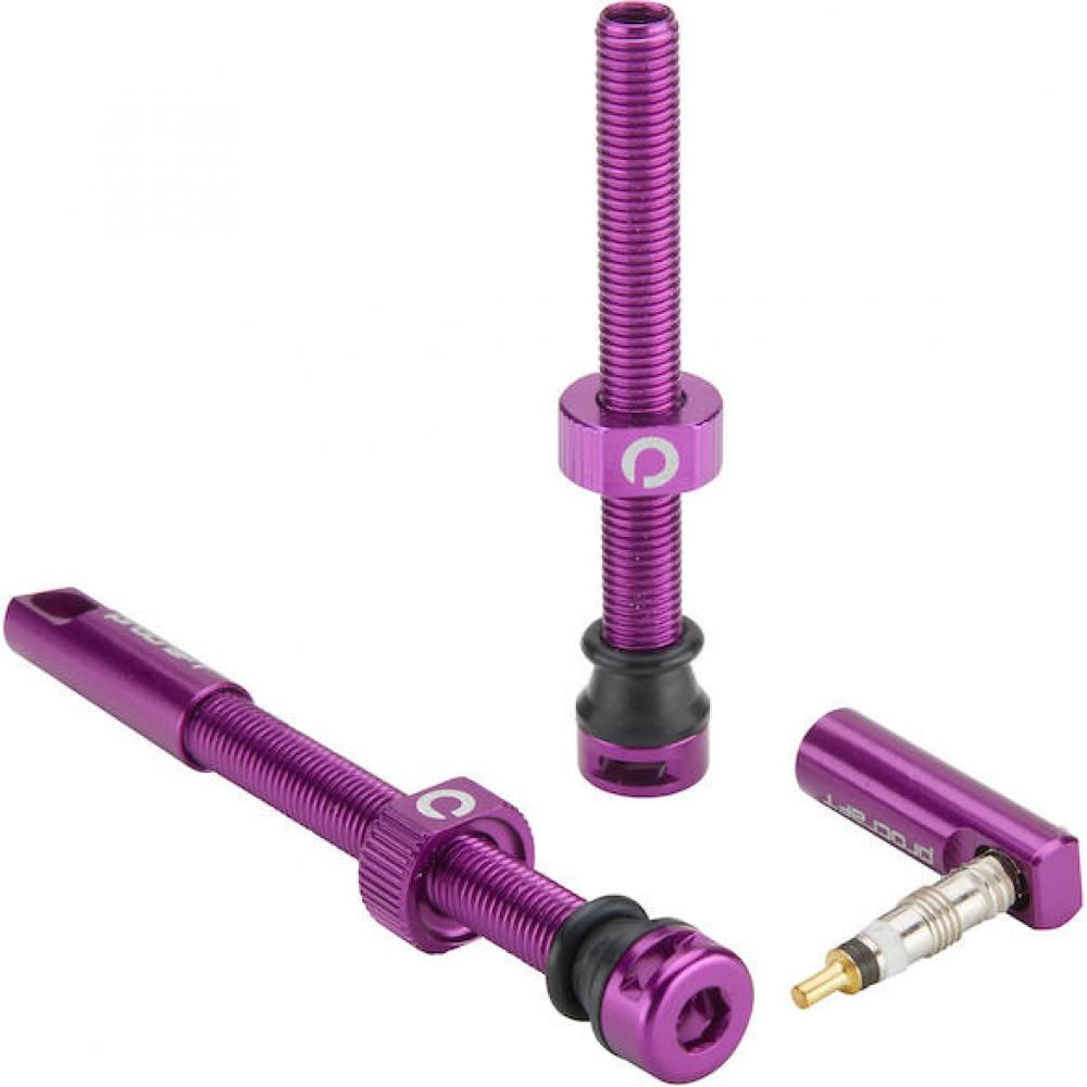 Procraft Tubeless-Ventile Procraft 60 mm Lila - leichte, dichte Tubeless-Lösung