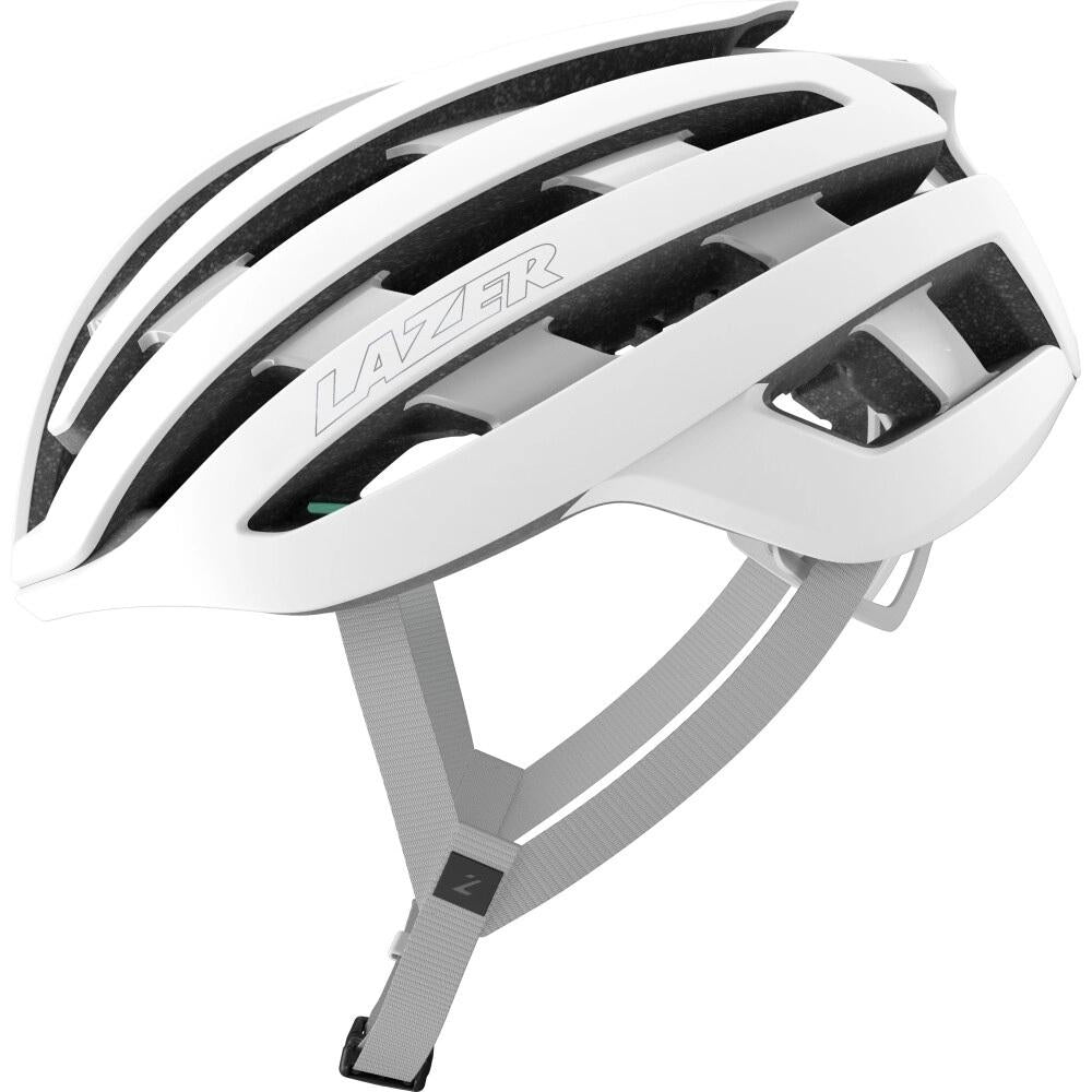 LAZER Z1 KinetiCore white - ultraleichter Rennradhelm mit Rotationsaufprallschutz