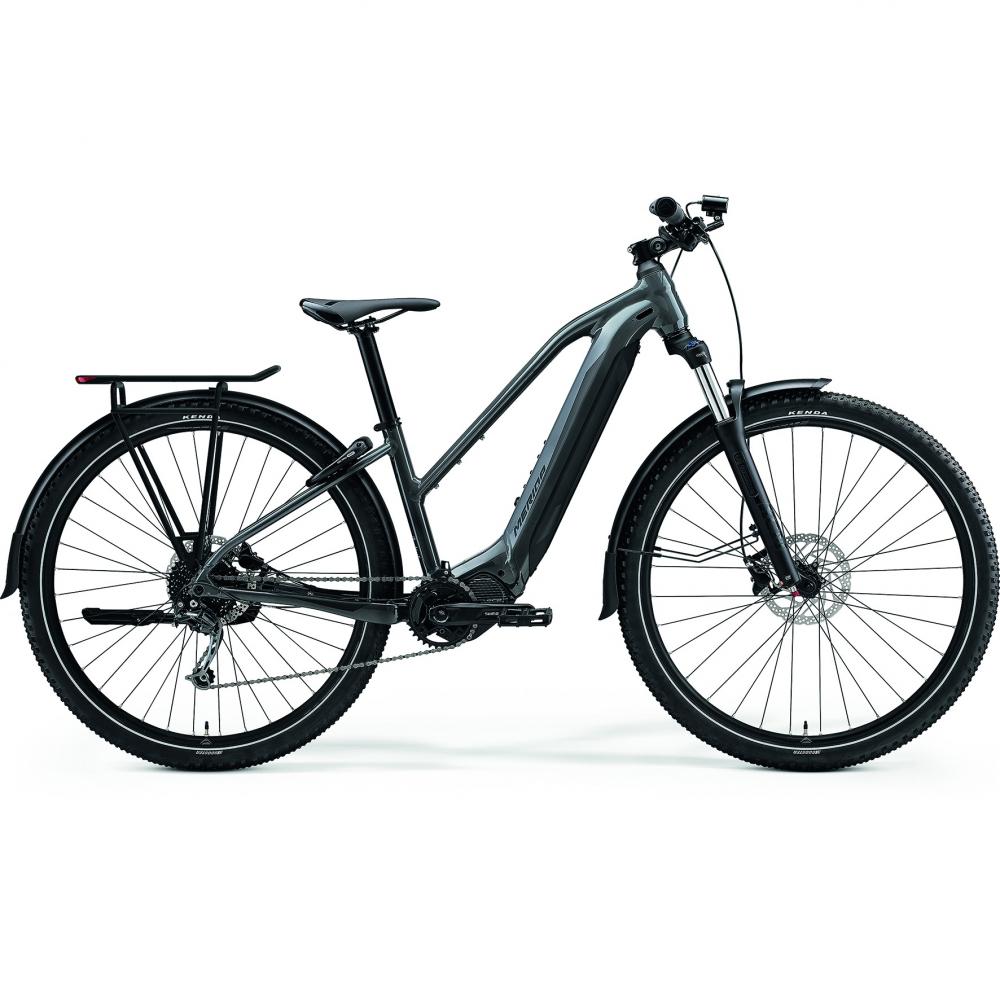 Merida eBIG.TOUR 400 EQ EP2 grau/schwarz M (43) Grau/Schwarz - komfortables E-Trekkingbike