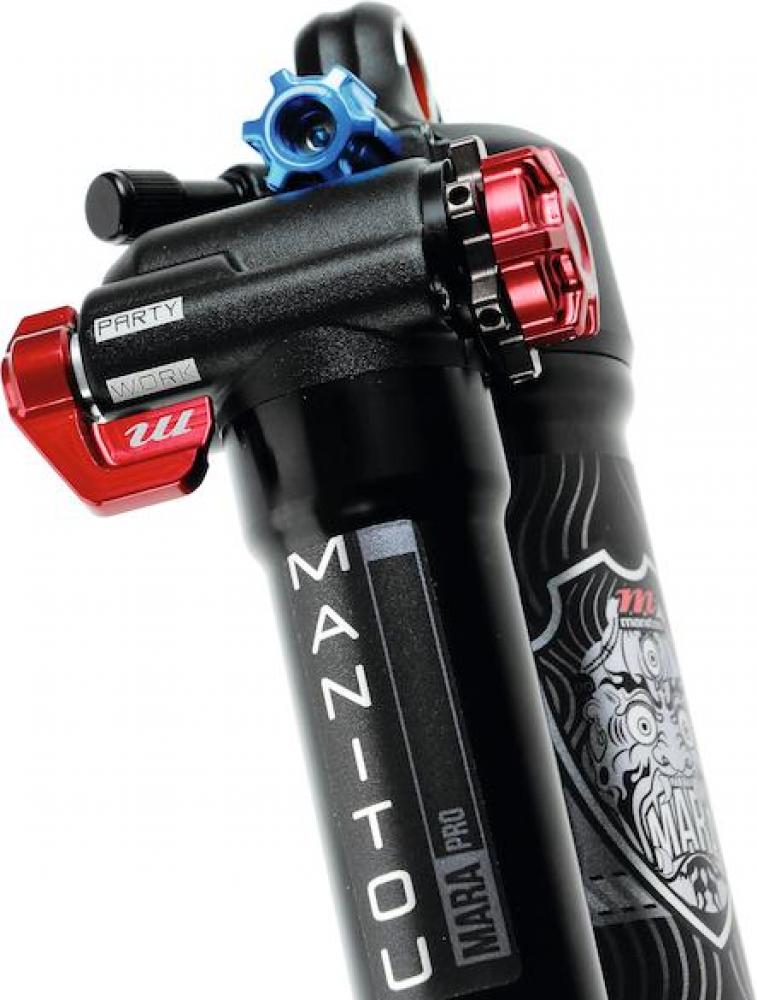 Manitou Federbein Mara Pro Eyelet Mount 230x65 mm Schwarz - einstellbarer Dämpfer für All Mountain & Enduro