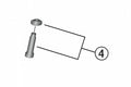SHIMANO B-Achse & Halter für Standard-Montage RD-R7100 Achse - Ersatzteil für Schaltwerk