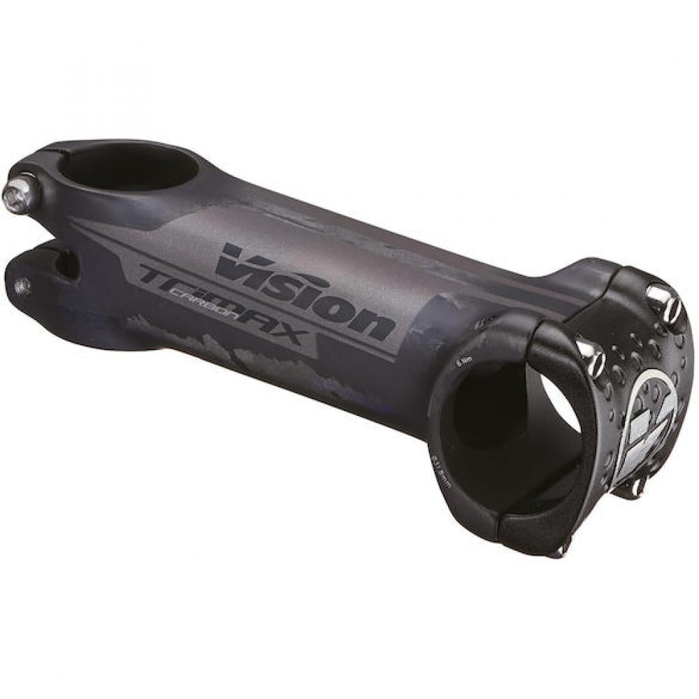 Vision Trimax Carbon Vorbau -6° 31,8 x 90 mm Schwarz - leicht und stabil für Rennrad