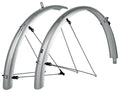 SKS Bluemels Basic 28 Schutzblech-Set - silber 55 mm breit für 28 Fahrräder geeignet für Reifenbreiten von 32-47 mm mit ASR-Sicherheitssystem