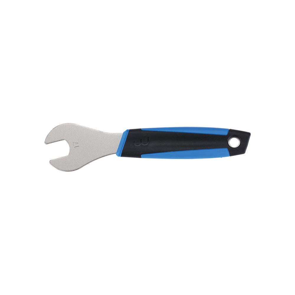 BBB Cycling Konusschlüssel ConeFix 17 mm schwarz/blau - präzises Werkzeug für Nabenlager