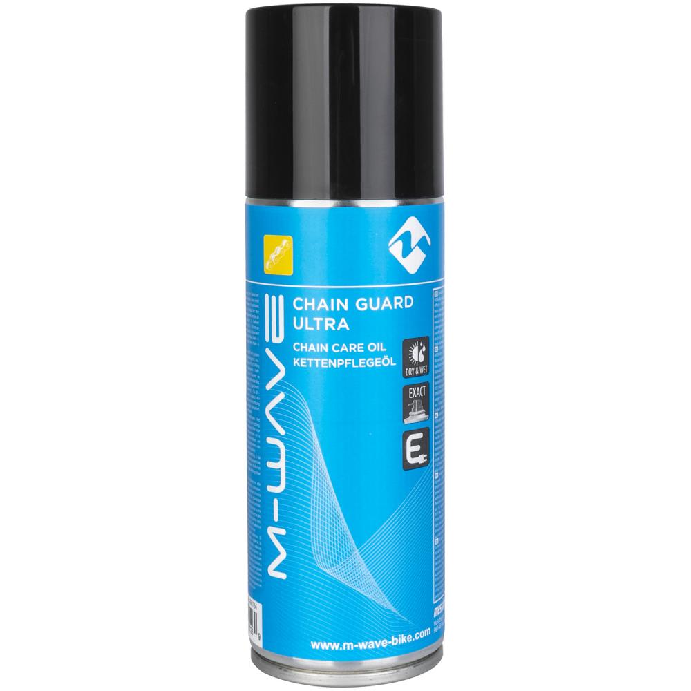 M-WAVE Chain Guard Ultra Kettenpflegeöl 200 ml Dose mit Hochleistungs-Schmiermittel
