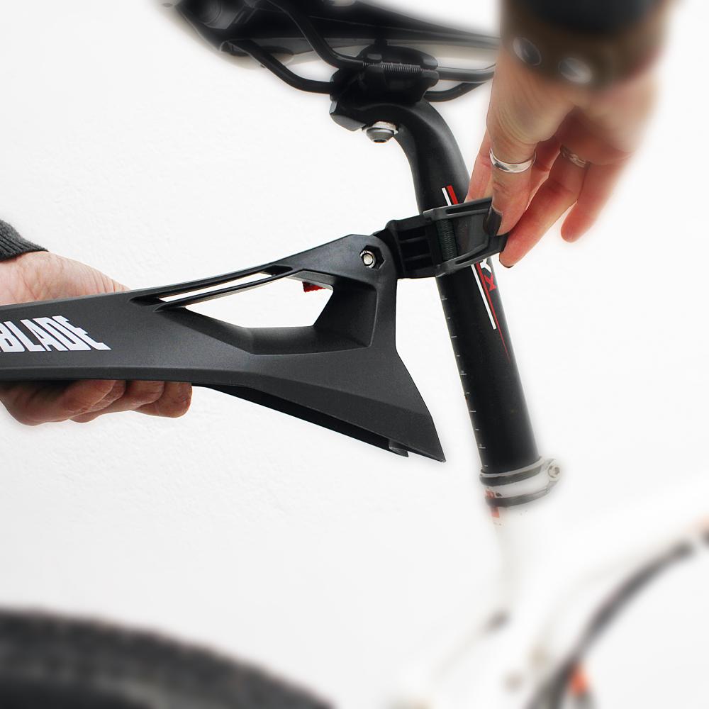 SKS HR-Schutzblech Dashblade - 26-27,5 Zoll - Steckschutzblech für MTB Leichtes und robustes Schutzblech für das Hinterrad, ideal für Mountainbikes mit 26-27,5 Zoll