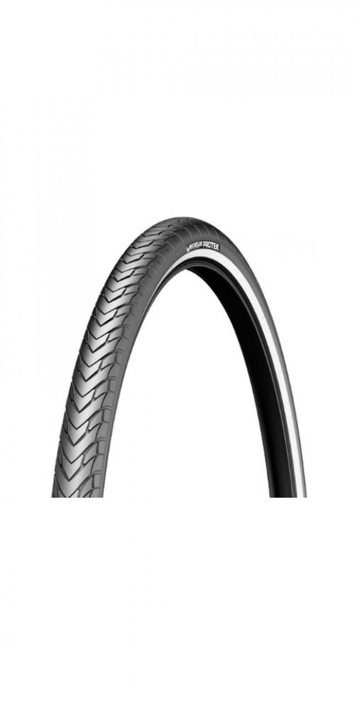 Michelin Protek Fahrradreifen 700x28C schwarz Reflex Drahtreifen für City, Trekking & E-Bike Ready.