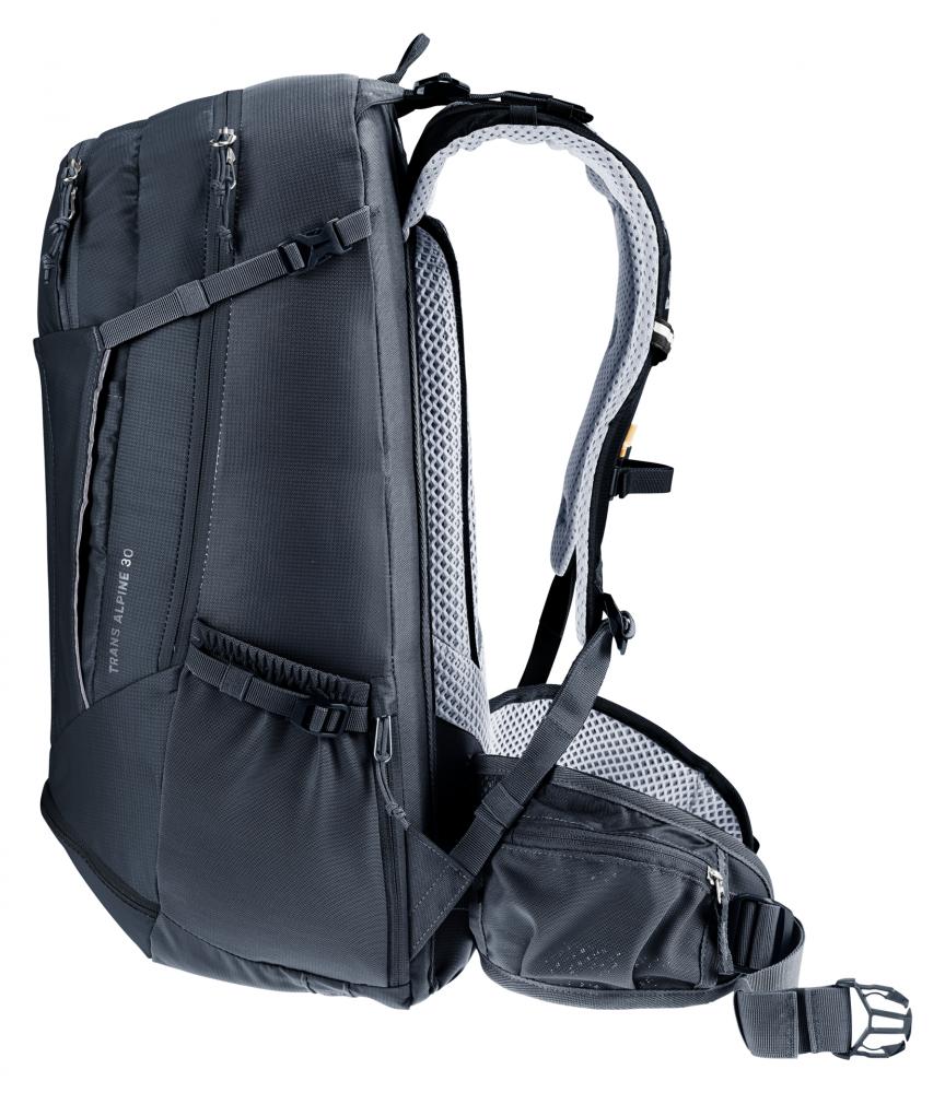 Deuter Trans Alpine 30 Fahrradrucksack Schwarz - Rucksack für alpine Mehrtagestouren