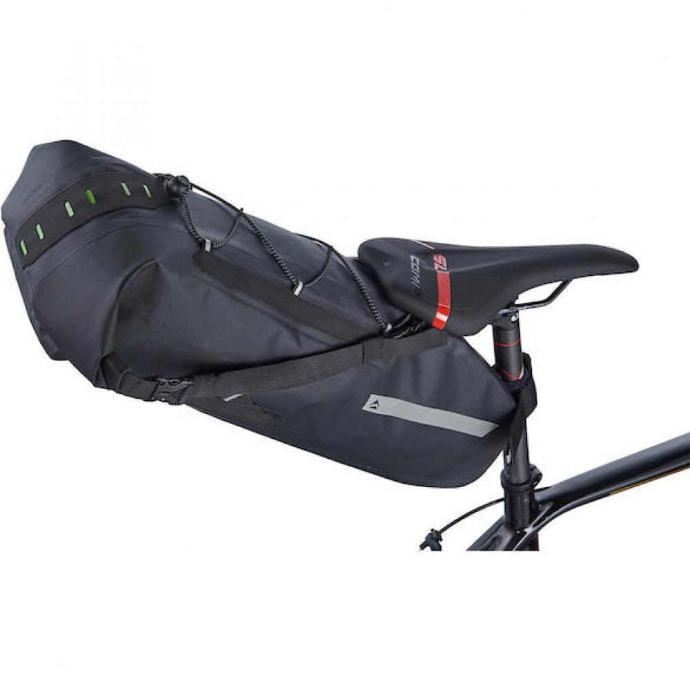MERIDA Travel Satteltasche 21,25 L - wasserdicht, schwarz/grau