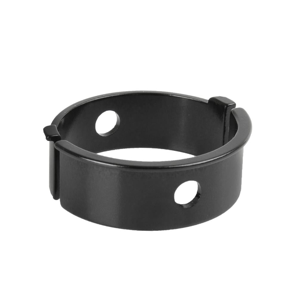 Messingschlager Umwerfer-Halter Direct Mount 680190 - Aluminium, Ø34,9 mm mit Adapter auf 31,8 mm, schwarz
