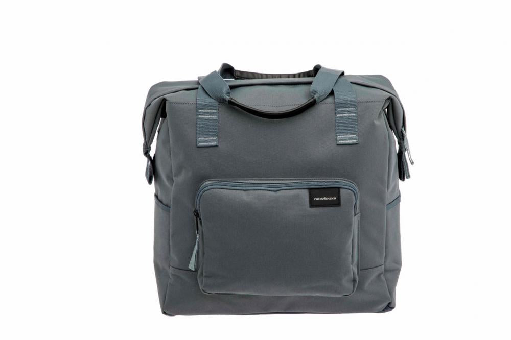 New Looxs Radtasche Tulum Camella Grey Green 24 l Grey - praktische Einkaufstasche fürs Fahrrad