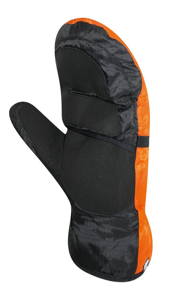 CHIBA Thermo Overflap - winddichte, warme Radhandschuhe XXL orange