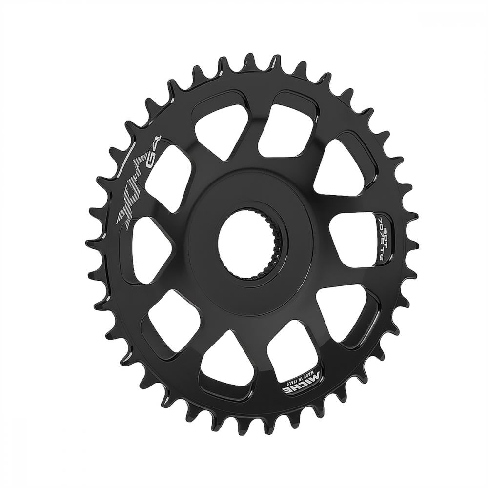 Miche E-Bike XM G4 Kettenblatt, 38 Zähne, schwarz, für E-MTB und Trekking.