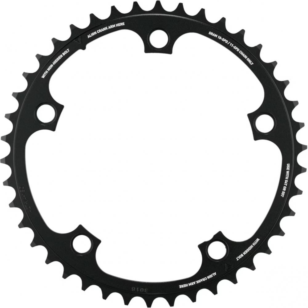 SRAM Red Kettenblatt 36 Zähne 11-fach 110mm Lochkreis schwarz - Hochleistungs Kettenblatt für Rennrad
