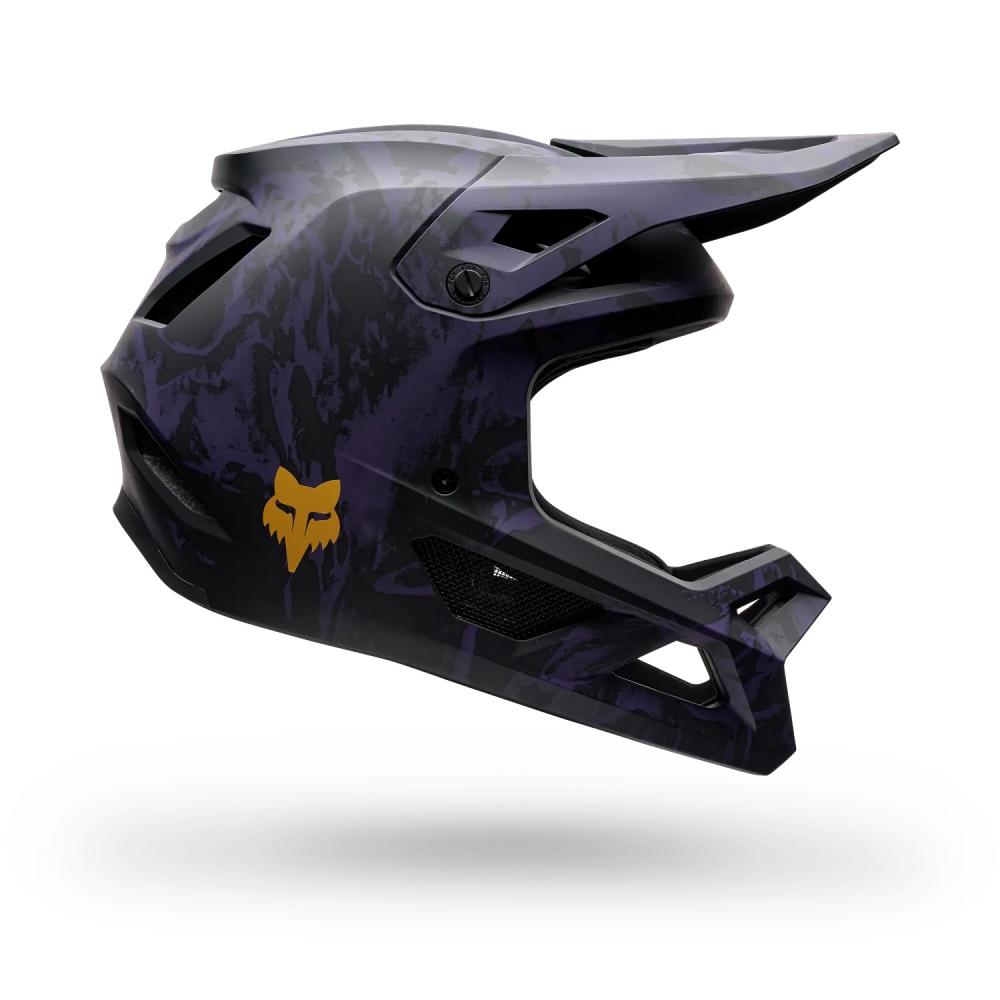 FOX Rampage Image Print Fullface-MTB-Helm Plum L 59-60 cm